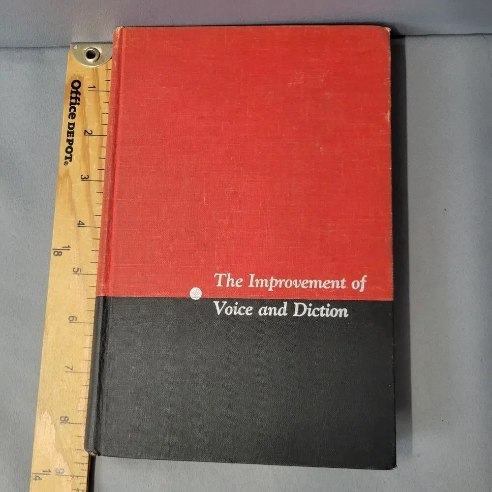 The Improvement Of Voice & Diction by Jon‎ Eisenson Vintage Book 1958 Hardcover